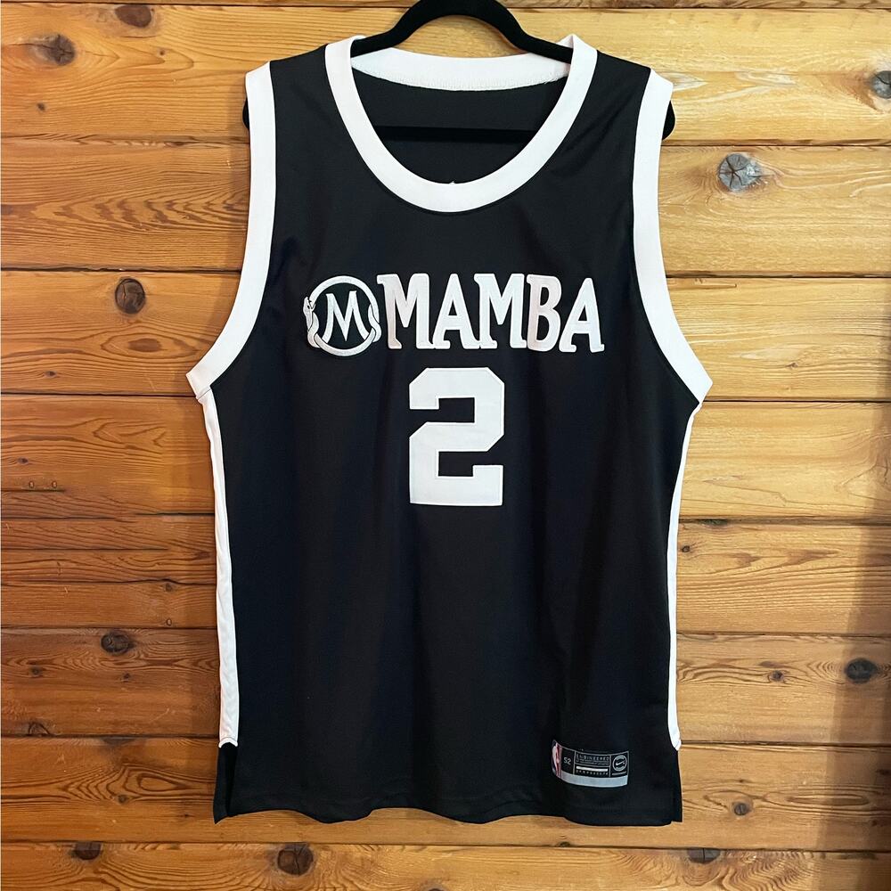 Gianna GiGi Bryant #2 Mamba Academy Black Basketball Jersey XL
